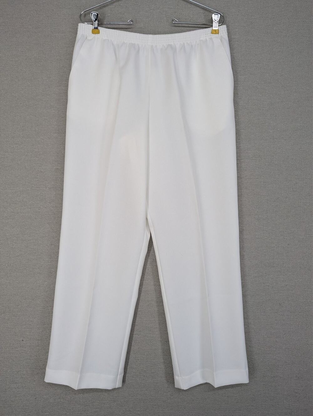 Alfred Dunner Classics White Pants Size 12 NWT -0925F168